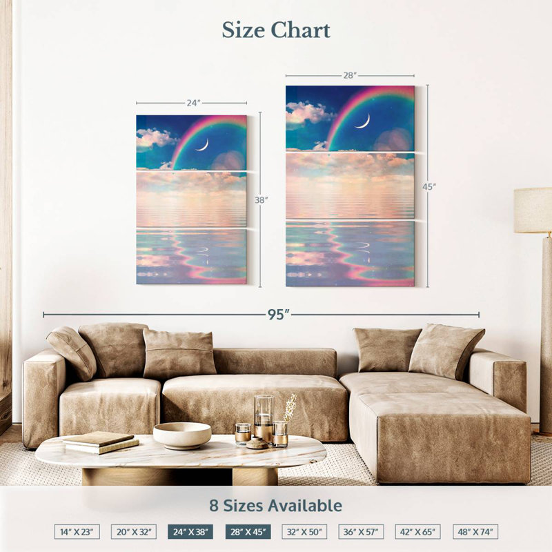 Kelan Rainbow Vibes, 38" H x 24" W