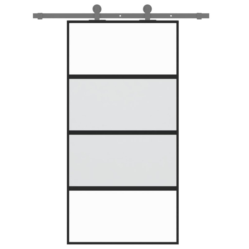Birgitta Sliding Door, Black, 102.5cm W x 205cm H