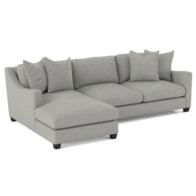 Warner Upholstered 115 " L-Shaped Sofa & Chaise