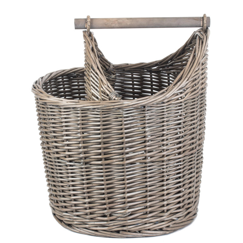 Wicker Bathroom Storage Basket