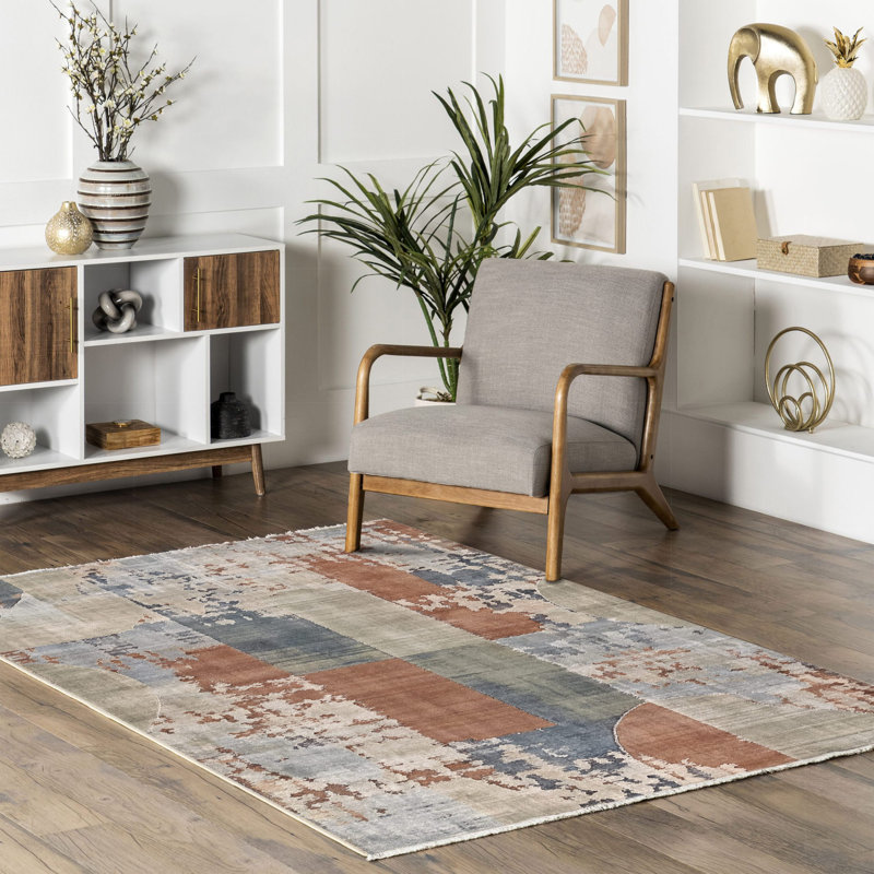 Tapis rectangulaire Wylda, Rectangle 2 pi 8 po x 5 pi