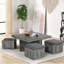Ensemble de tables basses 5 pièces avec tabourets à plateau relevable Classic Classic