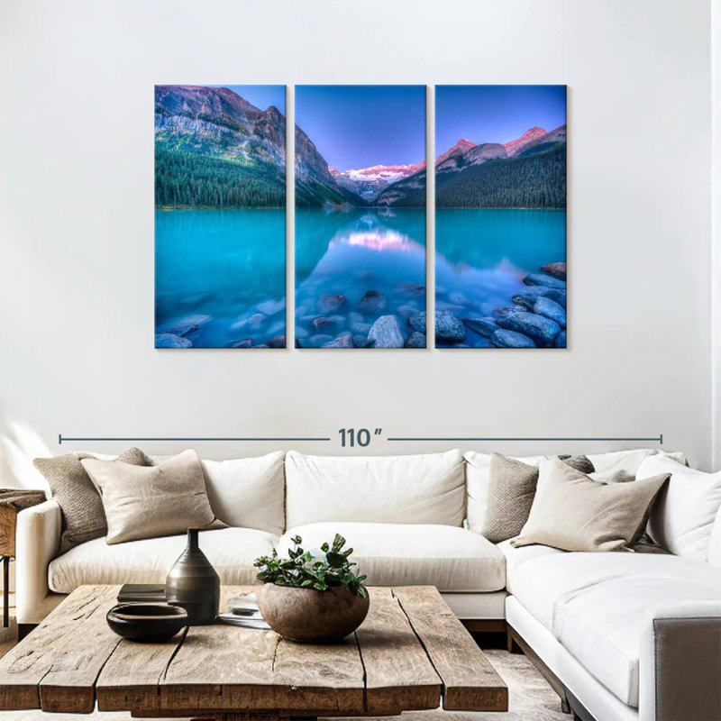 Lever de soleil Alvord Lake Louise, H 48 po x l 74 po