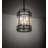 Antencio 3 - Light Gunmetal Cylinder Pendant