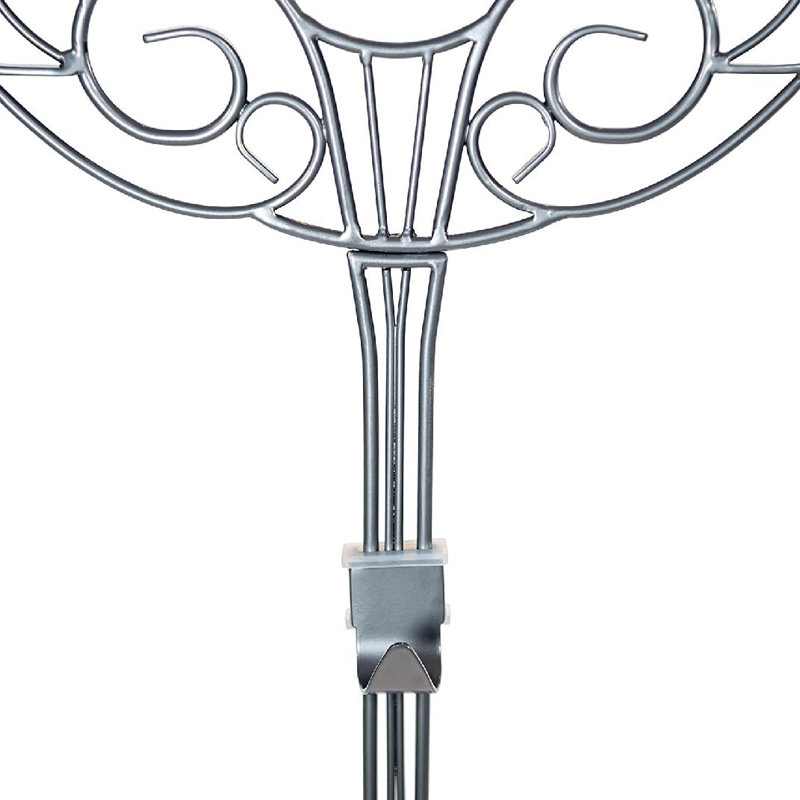 Adjustable Wreath Hanger for Door - Antler, Silver