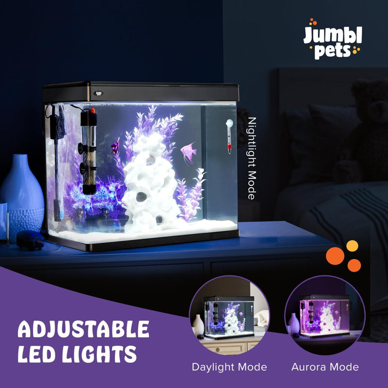 Aquarium Dereyon, 7 gallons (H 14,8 po x l 12,7 po x P 10,2 po)