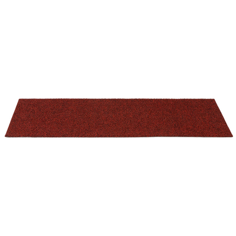 Brandun Self-adhesive Stair Mats Anthracite, Red, 60cm x 25cm