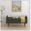 Le tabouret de rangement en velours Teddy, avec espace de rangement, convient aux appartements, salons et chambres à coucher - (16,75 po x 21,75 po)-1745040132