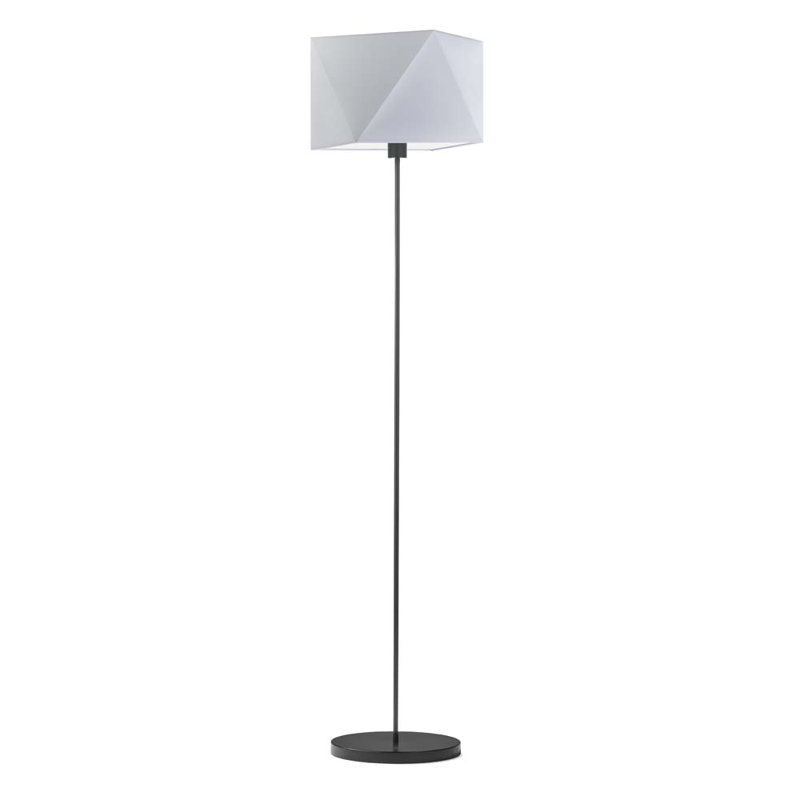 Ayanle 160cm Traditional Floor Lamp, Light Grey, Black