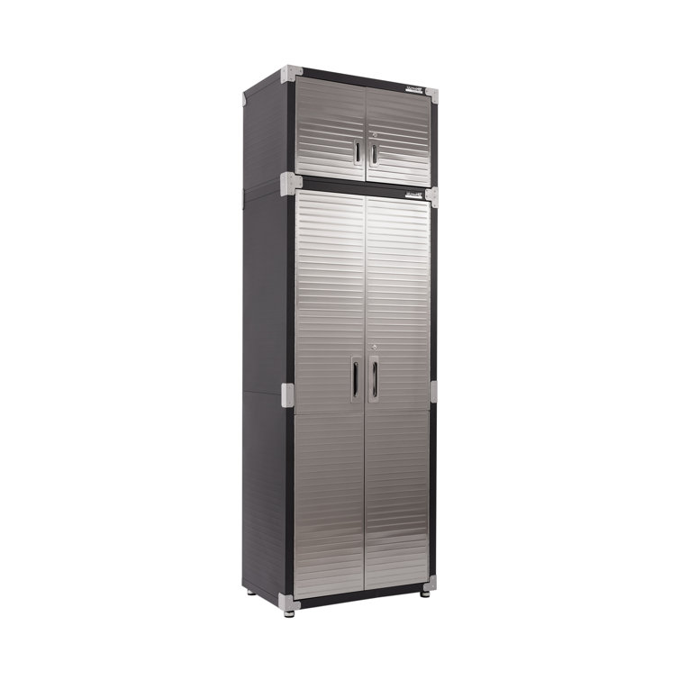Seville Classics UltraHD 2-Piece Storage Cabinet Set, 30" W x 18" D x 90.5" H