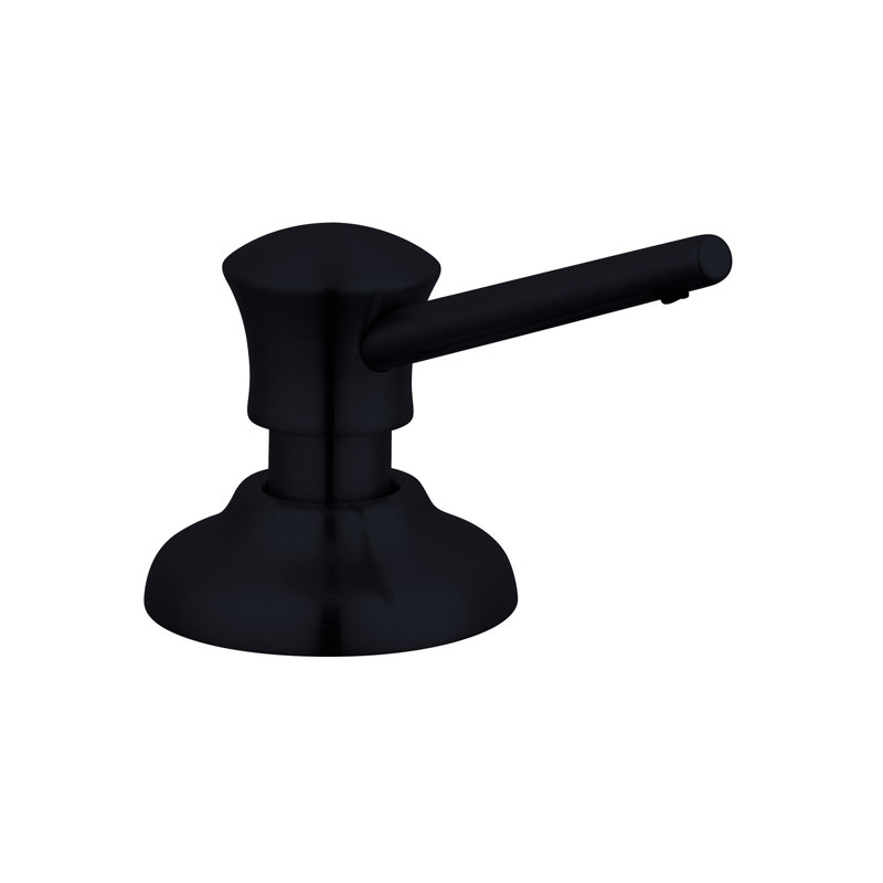 Traditional Soap Dispenser, Matte Black