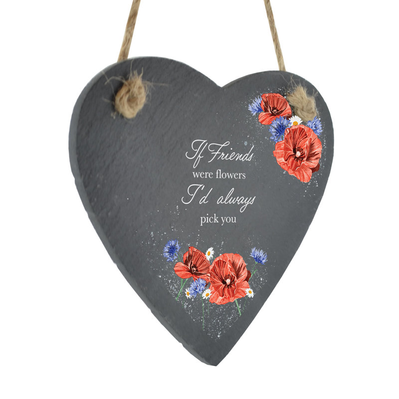 Stone Plants & Flowers Garden Sign