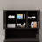 Black Bathroom Cabinet With Two Sections. Made From E1 , Stable. 150lbs Load-bearing. Space Adjustable Shelves. Separate Laundry Conveniently Removable Bags. Distinct Square Handle. Painted For An-765185824