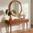 Round Solid Wood Wall Mirror-1067851408-1067851439