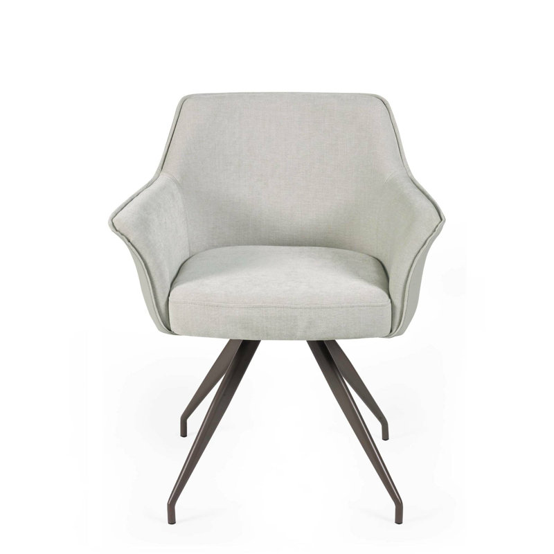 Blocher 48cm H Fabric Upholstered Side Chair in Beige