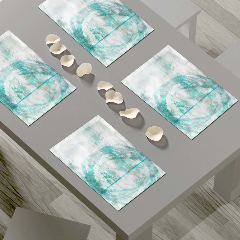Napperon abstrait en polyester