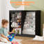 Johnson Kids Bookcase & Toy Storage Organiser – 5-Tier Shelf With Plush Toy Storage, Elastic Rope, Toddler Children’s Bookshelf For Bedroom, Playroom Or Classroom-1567919242