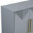 Contemporary Cabinet With Triangular Doors - Two-tone Color Option Grey Four-door Geometric Design Versatile Storage For Living Spaces , Adjustable Shelves, Style-353829626-353829629
