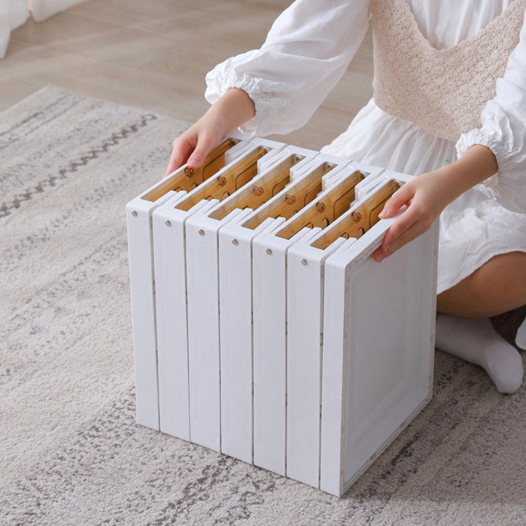 9 Pair Shoe Storage Box Rebrilliant