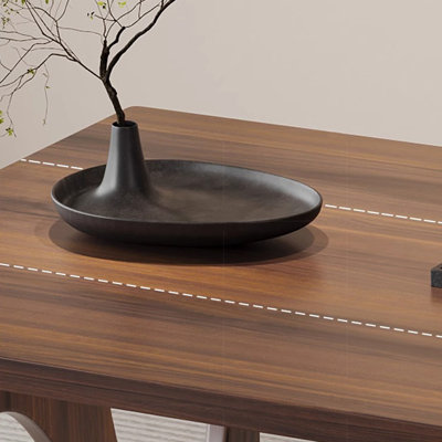 Ensemble de table de salle à manger en bois de noyer massif