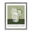 Cadre flottant Green Never Too Early Cocktail, design par lettré et doublé-424257203-424257207