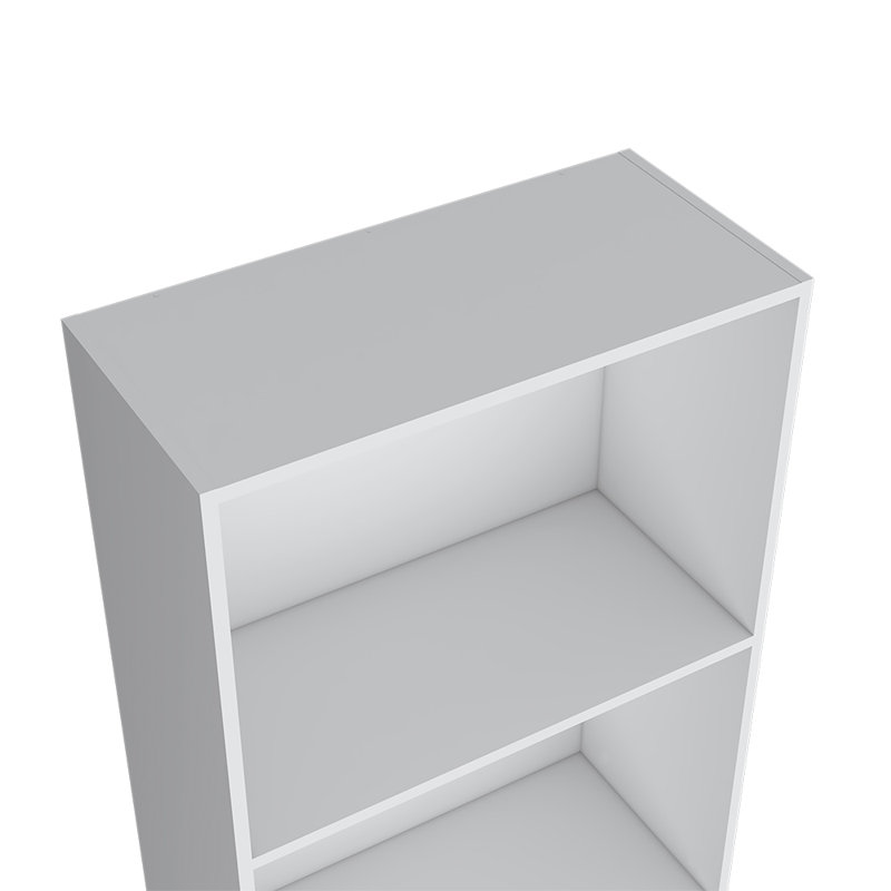 Bibliothèque Bkhome, Individuel, Blanc, (4 Shelves) 71.1" H x 24.7" W x 11.7" D
