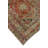 One-of-a-Kind 4'5" x 10'6" 1980s Runner Wool Area Rug in Beige and Red