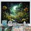 «Beverlyann Forest Enchanted Forest Pointillism II - Forest», reproduction sur toile-2107131494-2107131408