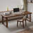 Light walnut Rectangular Solid Wood desk-1224500930