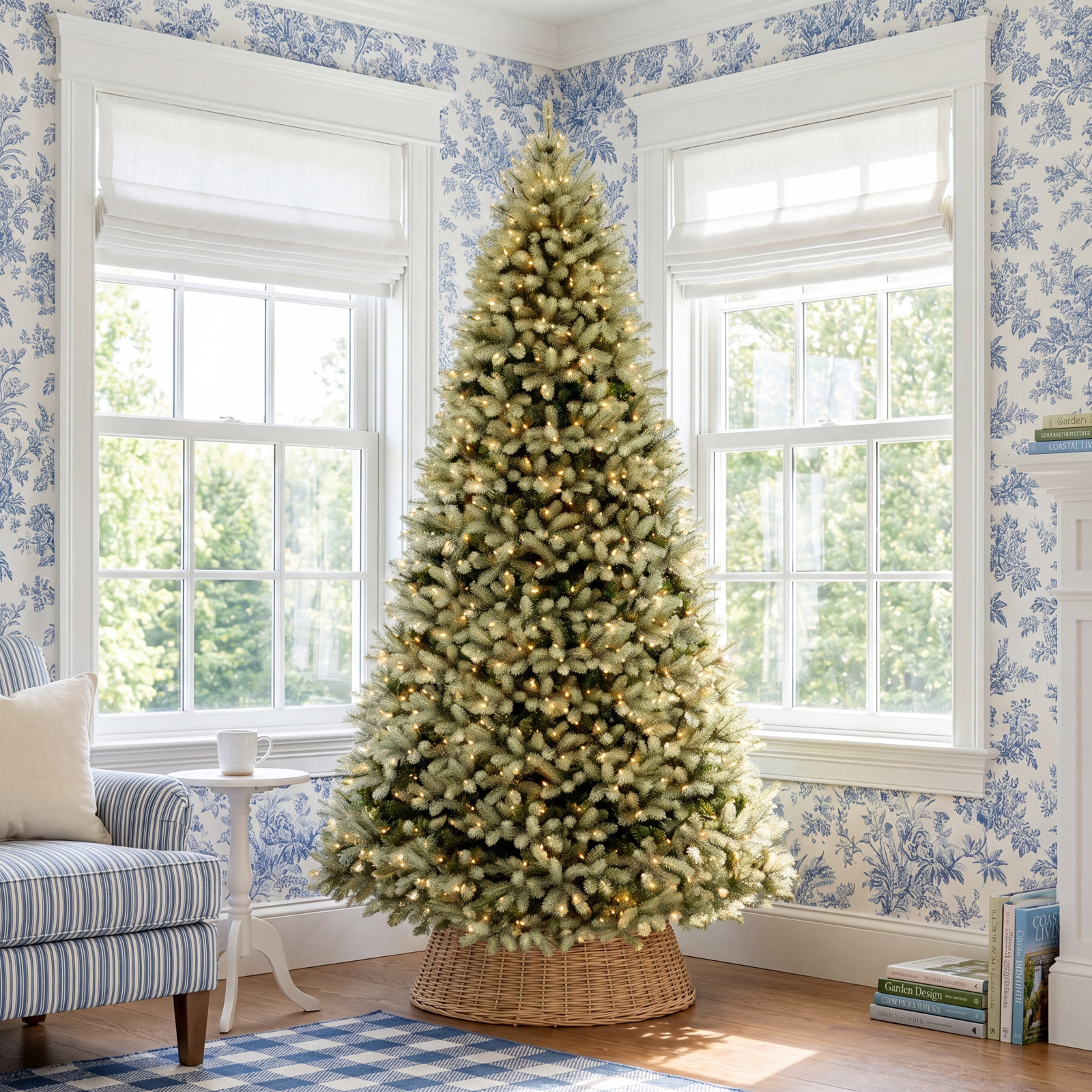 Pre-Lit Fir Christmas Tree, 10' H