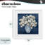 Vase classique chinois bleu encadré, imprimé par Charlene Olson-1946077985-1946077986
