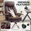 Grand et grand fauteuil de direction avec coussin gonflable lombaire, repose-pieds et accoudoirs 3D-125121510