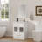 Cather 24 " W Freestanding Standard Free Standing Single Double Single Vanity Bathroom Vanity With Plastic Top with Mirror