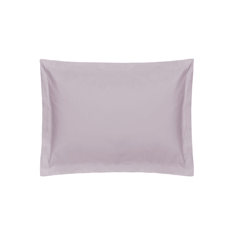 Plain Dye 400 TC Egyptian-Quality Cotton Oxford Pillowcase, 76cm H x 51cm W, Mulberry