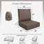 Coussin de siège / dossier de remplacement pour l'extérieur 6 po-1415895404-1415895400-1442249705