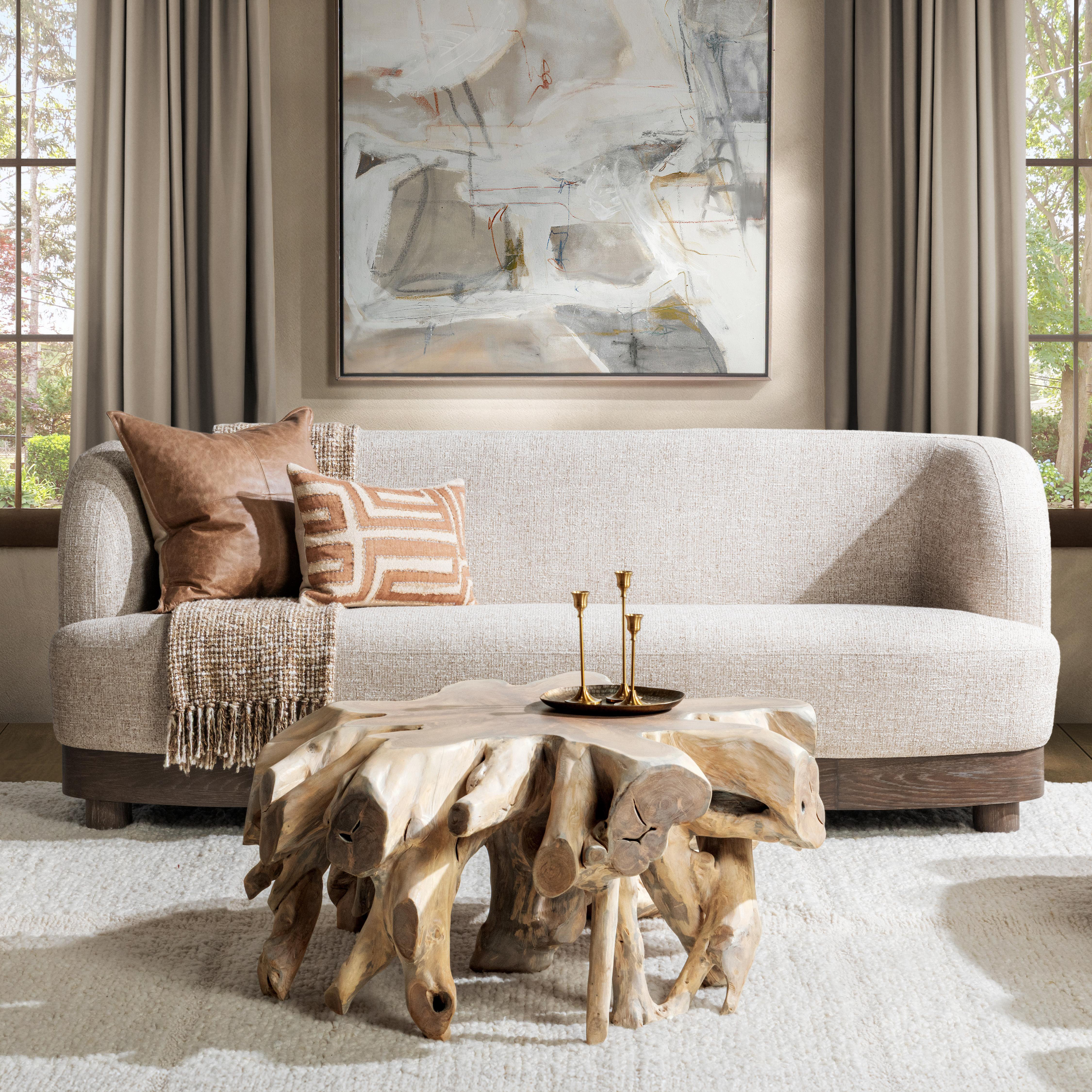 Classic Home Cypress Teak Root Wood Coffee Table - Wayfair Canada