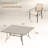 8-Person Square Outdoor Patio Dining Set With Stackable Armchair-1558564077