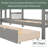 Hajime Kids Twin Over Twin Bunk Bed with Drawers-1415573217