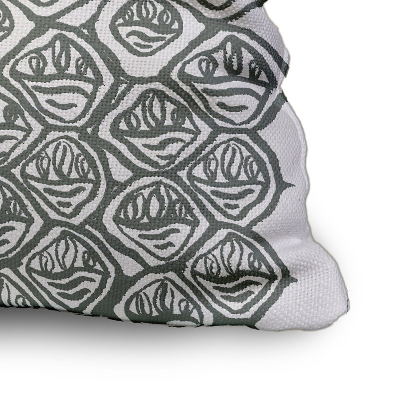 Housse et insert rectangulaires en coton, Vert foncé, 20 po X 20 po