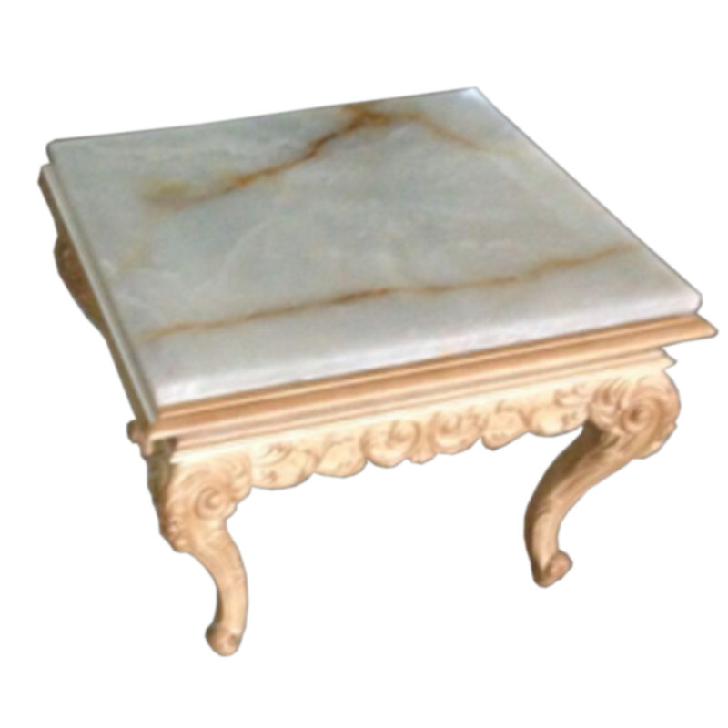 Satsuma Marble End Table