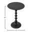 Table Alexander en métal martelé, noir-1369535170