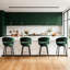 Tabouret de bar rotatif 29,5 po Roellig-1831422215