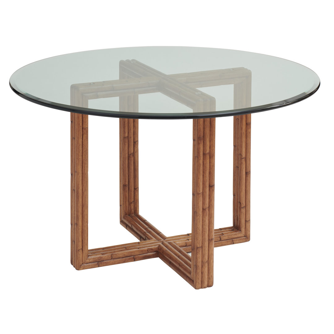 Palm Desert Sheridan Glass Top Dining Table Tommy Bahama Home 