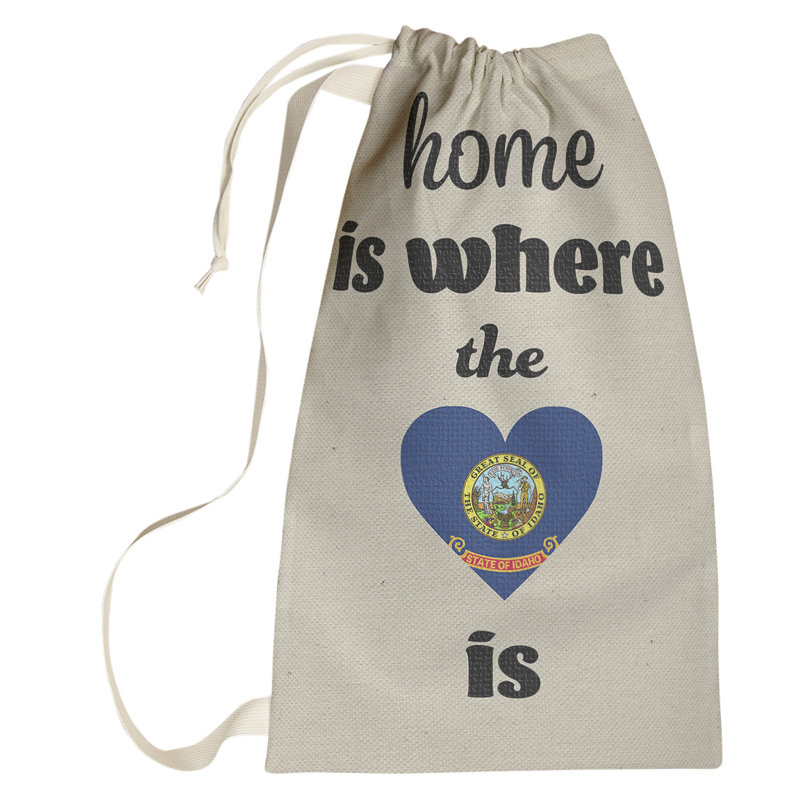 Sac à lessive Heart, Petit (H 64 po x l 20 po x 1,5 po), Idaho