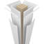 Craftsman Classic Square Non-Tapered Chevron Modern Fretwork Column-70773527