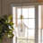 Bell Shaped Glass Pendant Gold/Clear Dia.13"-54858858-54858863