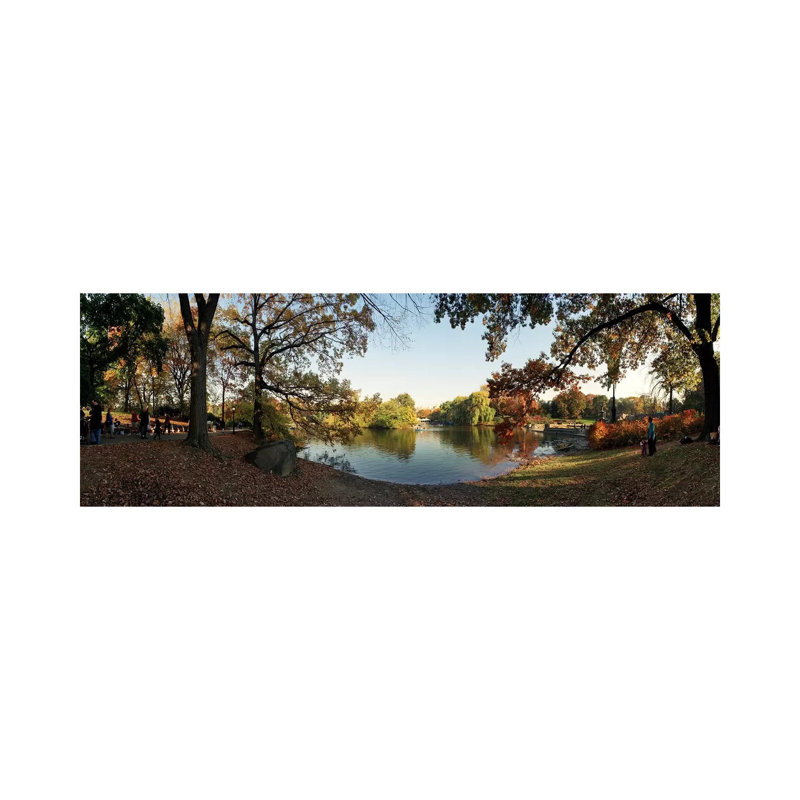 360 Degree View Of An Urban Park, Central Park, Manhattan, New York City, New York State, USA #2 - Wrapped Canvas Panoramic Print