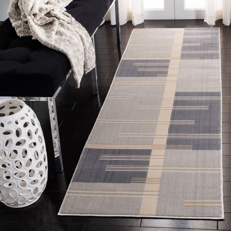 Aslin Gray Rug, Runner 2'2" x 7'