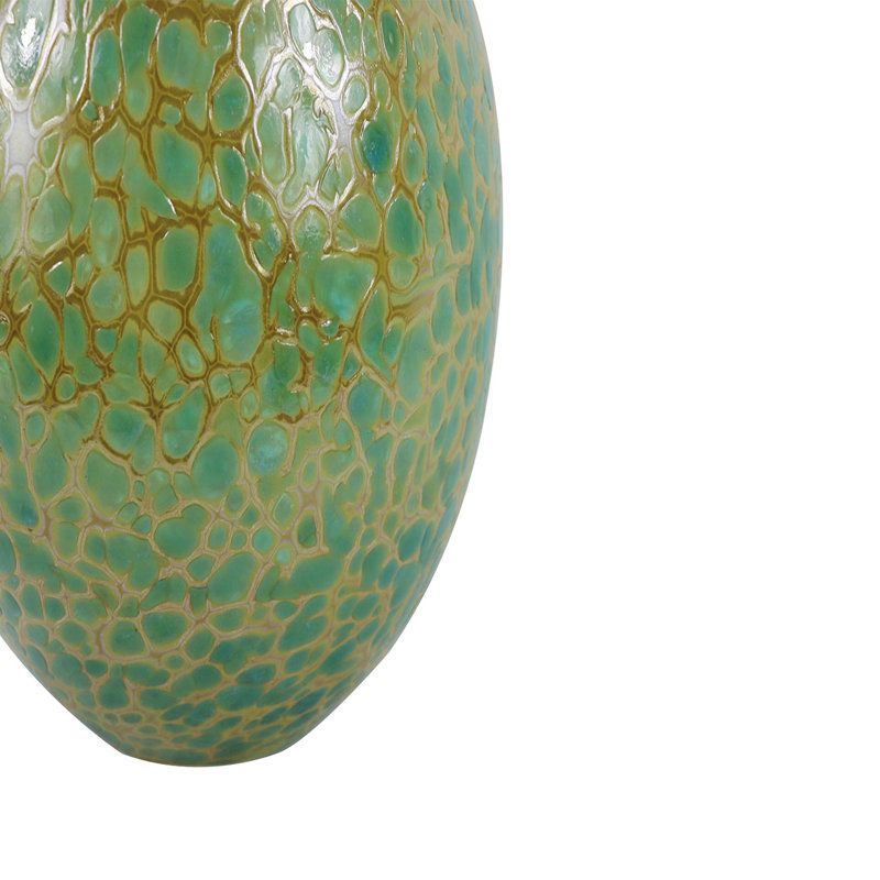 Hawkinsville Glass Jar For Living Room Furniture, Luxury Decoration Handmade Jar, 30.5cm H x 16cm W x 16cm D