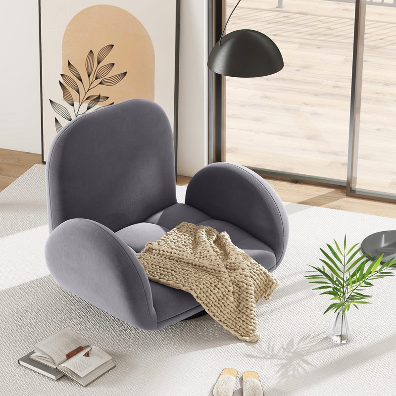 Metro Lane Damase Game Chair in Gray